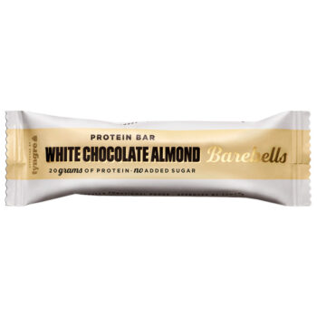 BAREBELLS BAR CHOCOLATE BLANCO Y ALMENDRAS 55gr x 12ud