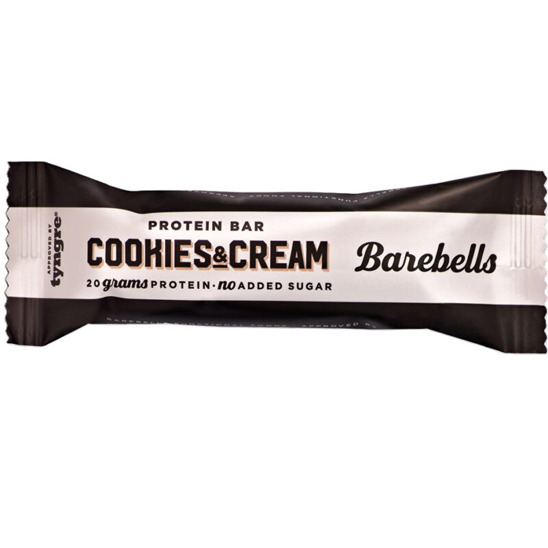 BAREBELLS BAR COOKIES AND CREAM 55gr x 12ud