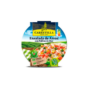 ENSALADA DE ARRÓZ CON PALITOS DE MAR CARRETILLA 240gr x 8ud