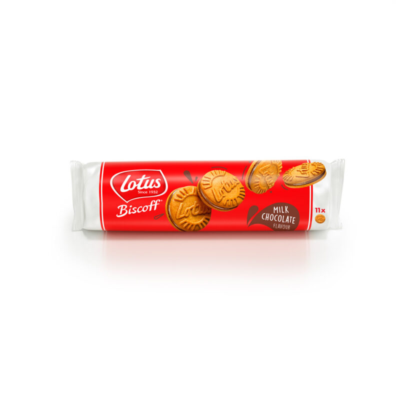 GALLETA SANDWICH MILK CHOC BISCOFF LOTUS  50gr x 16ud