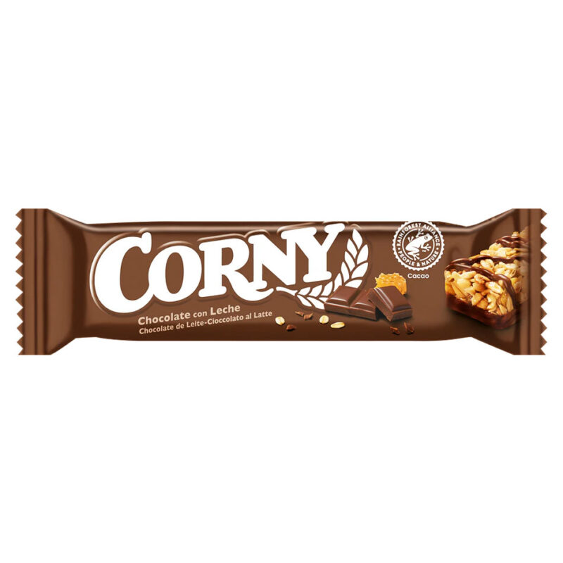 BARRITA CHOCOLATE CON LECHE CORNY 25gr x 6ud