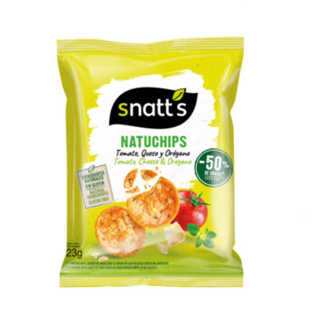 NATUCHIPS TOMATE, QUESO Y ORÉGANO 23gr x 45ud