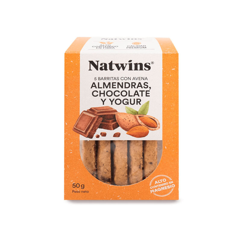 GALLETAS SABOR ALMENDRA, YOGUR Y CHOCOLATE 50gr x 21ud