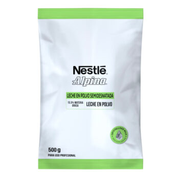 LECHE ALPINA SEMIDESNATADA 100% NESTLE 500 GR