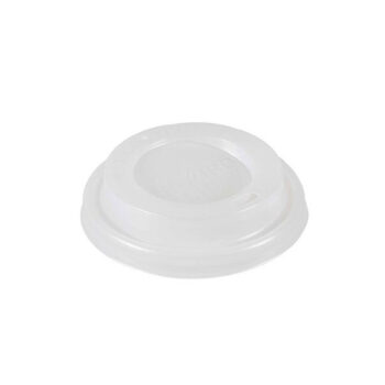 TAPA VASO PLASTICO BLANCA SP06 70MM 100Ud
