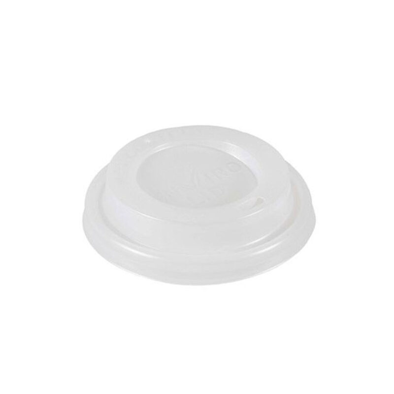 TAPA VASO PLASTICO BLANCA SP06 70MM 100Ud