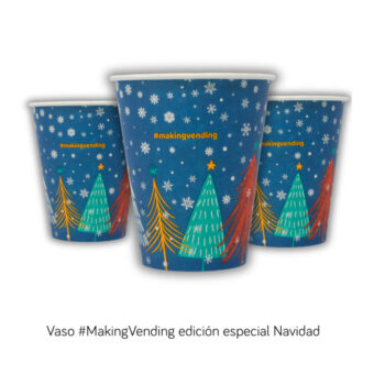 CAJA VASO PAPEL "MAKING VENDING" COLORES 60Z/80Z
