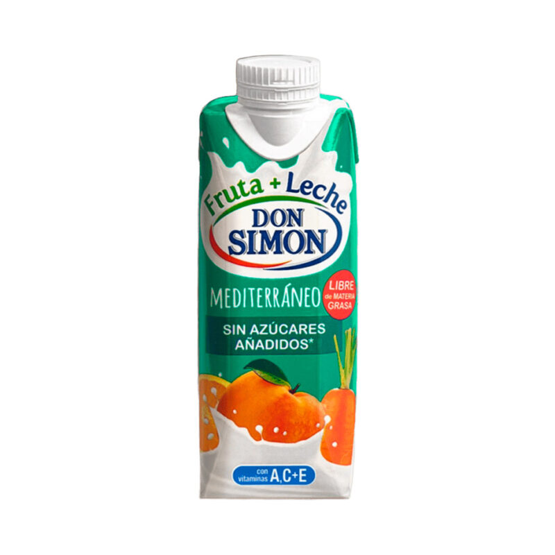 ZUMO CON LECHE MEDITERRANEO DON SIMÓN  33cl x 24ud